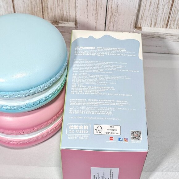 Authentic POP MART The Monsters Exciting Macaron Green Grape Labubu - NIB - Picture 6 of 9